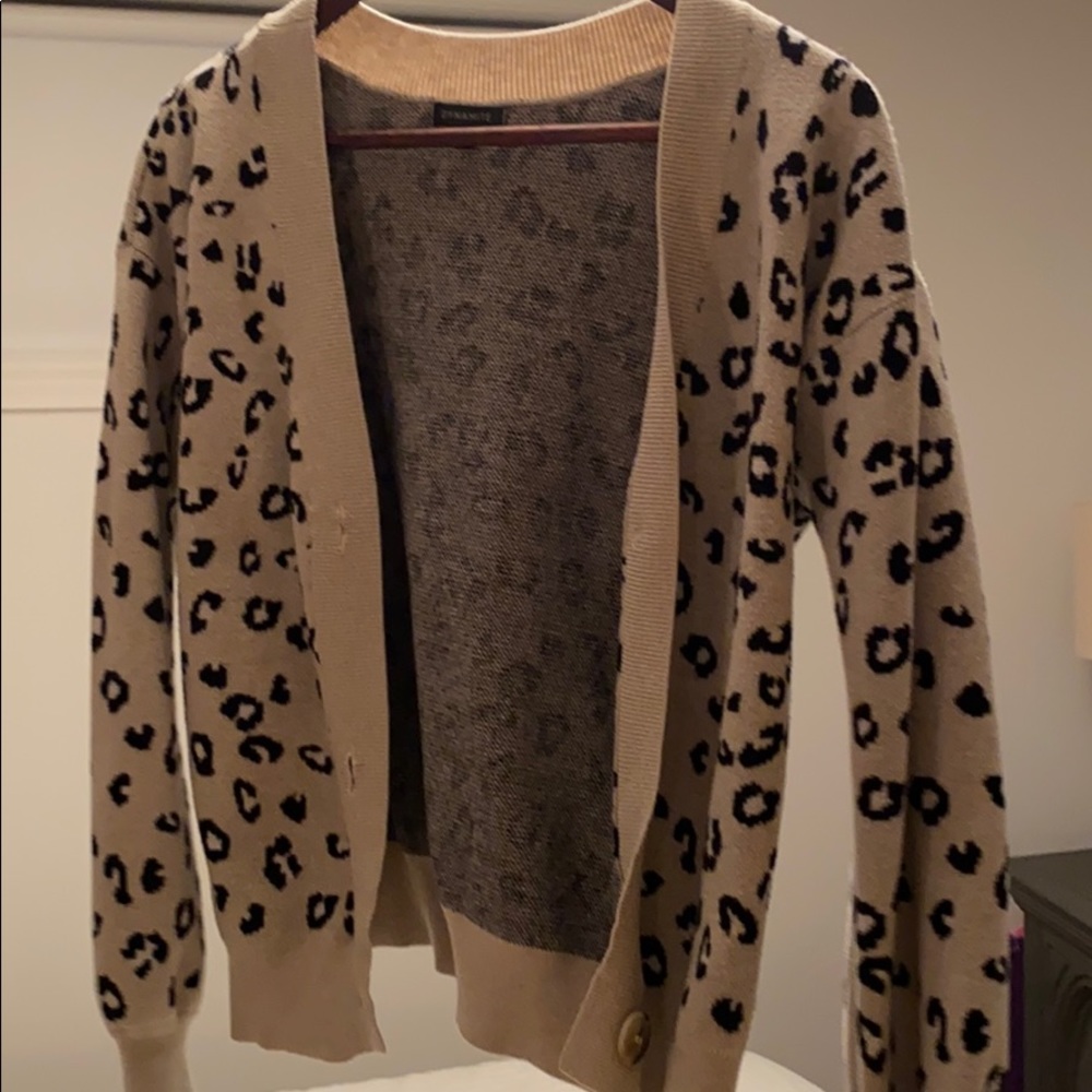 Leopard cardigan